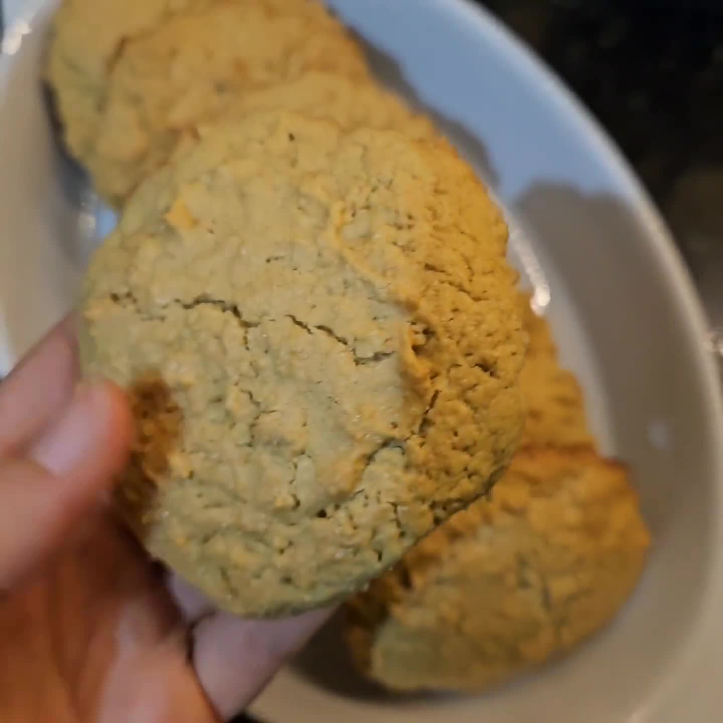 Foto del paso 9 de la receta: Galletas dulces de avena y garbanzo