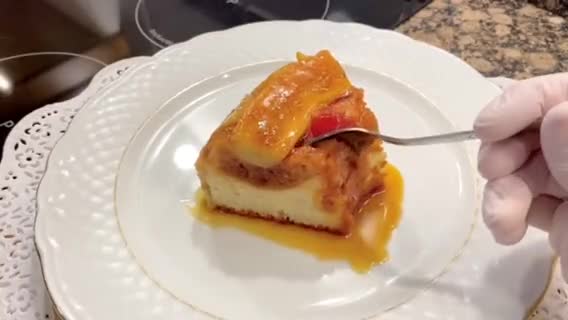 Foto del paso 16 de la receta: Pastel con plátano y caramelo