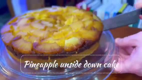 A picture of step 13 of Pineapple upside down cake.