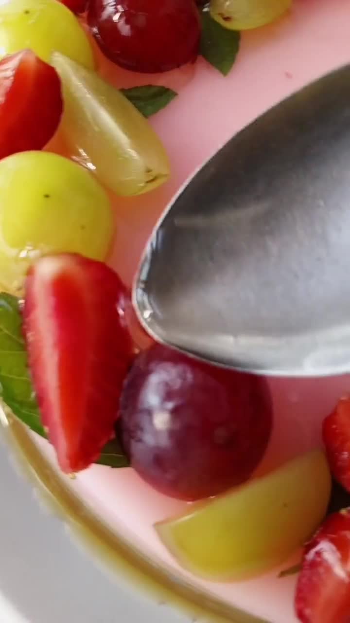 Foto langkah ke 5 dari resep Jelly Lapis Buah.