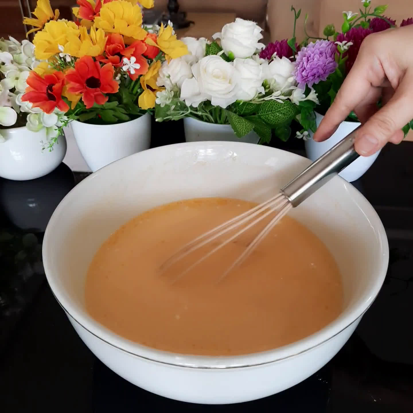 Foto langkah ke 2 dari resep Bingka Kentang Panggang Khas Banjar⭐ (live Cooking 24/9/21).