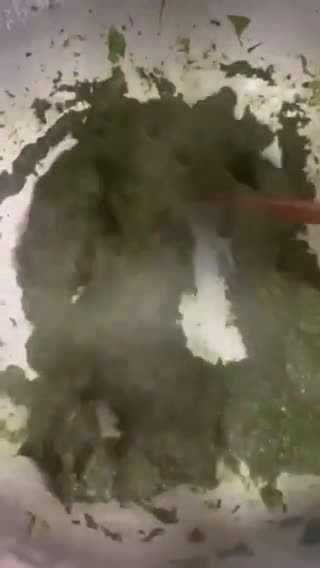 A picture of step 5 of Palak Gosht.