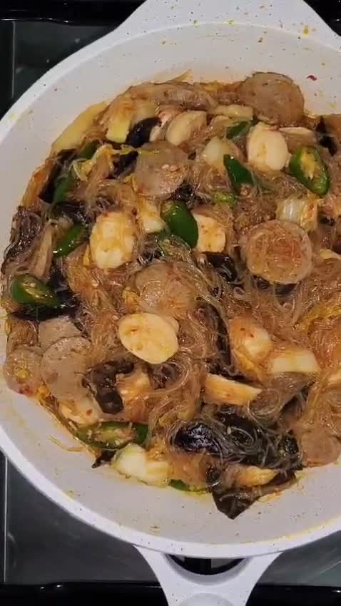 Foto langkah ke 3 dari resep Oseng Soun Cabe Ijo.