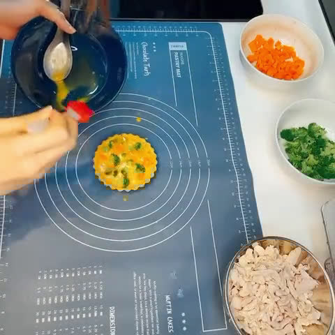 寵物鮮食🍽雞肉花椰菜鹹派的食譜步驟7照片