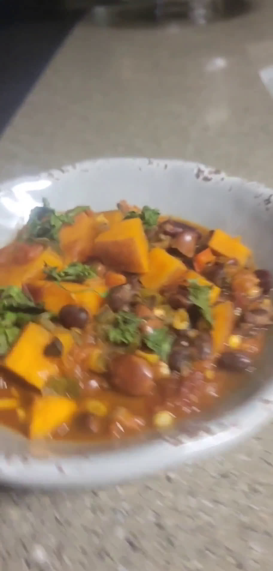 A picture of step 5 of Black bean chili.