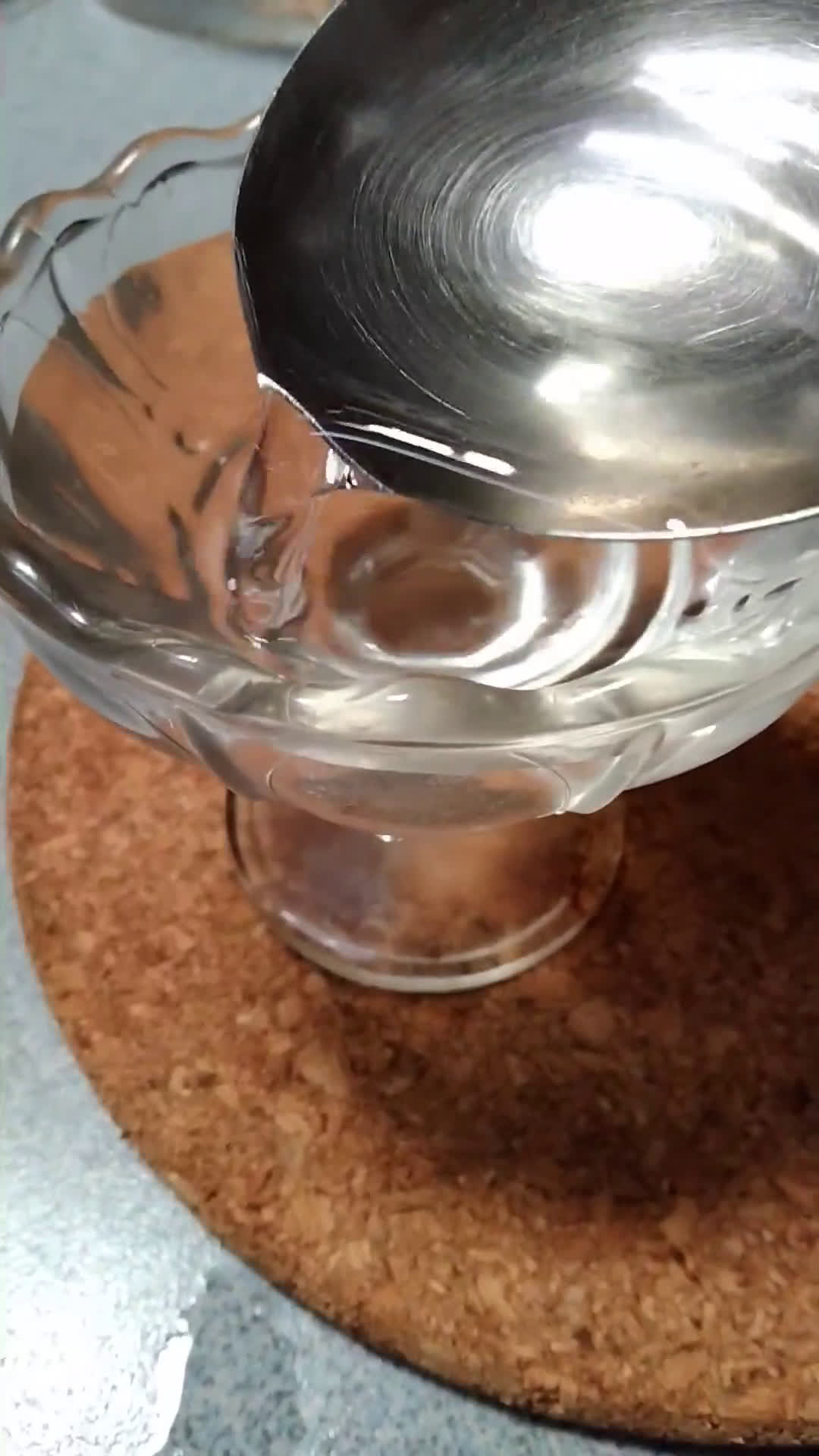 Gambar langkah 2 resipi Rain drop cake.