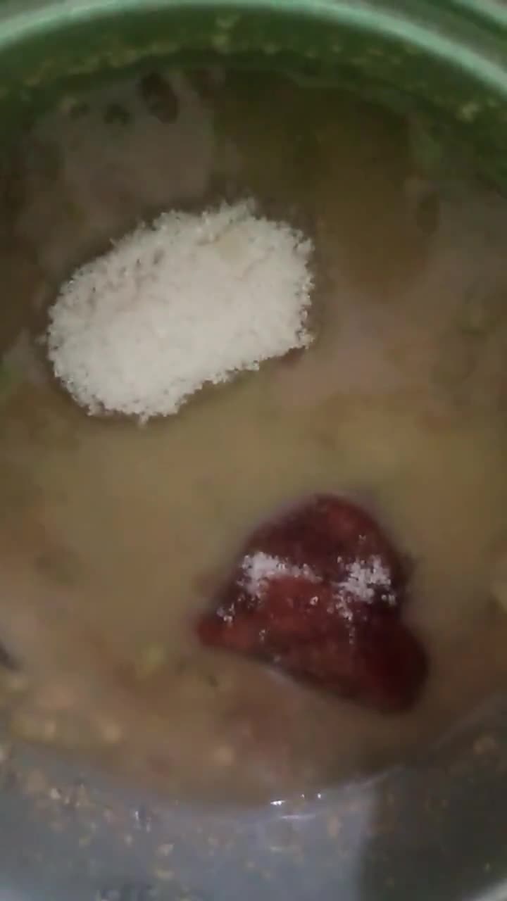 Foto langkah ke 2 dari resep Bubur Kacang Hijau Magicom.