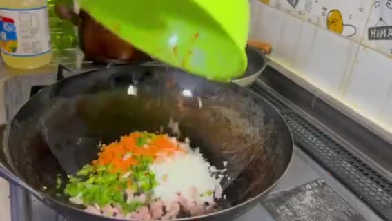 親子でチャーハン！作り方3写真