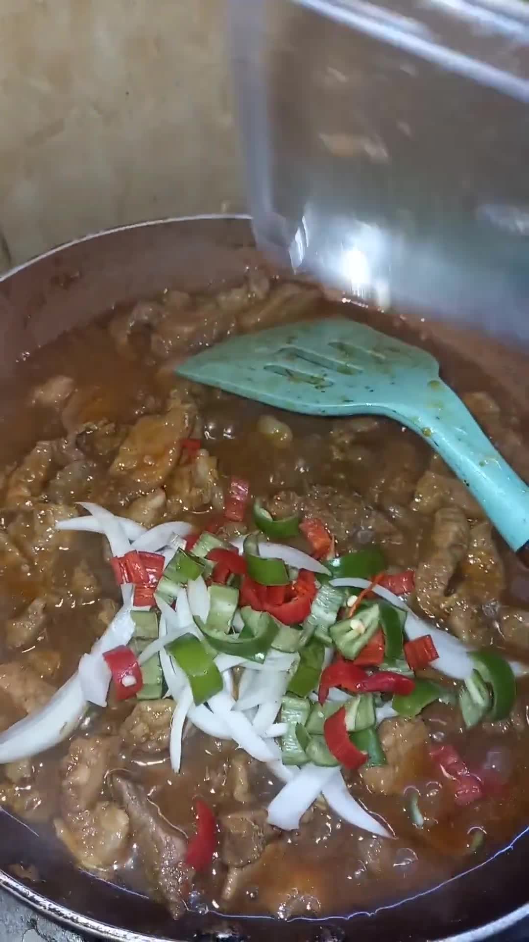 Foto langkah ke 6 dari resep Daging Bumbu Saus.