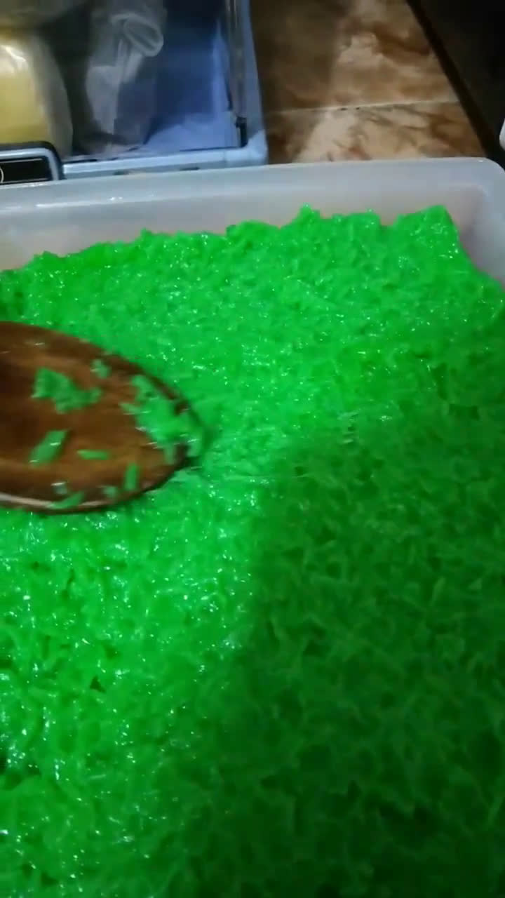 Foto langkah ke 4 dari resep Wajik Ketan Pandan.