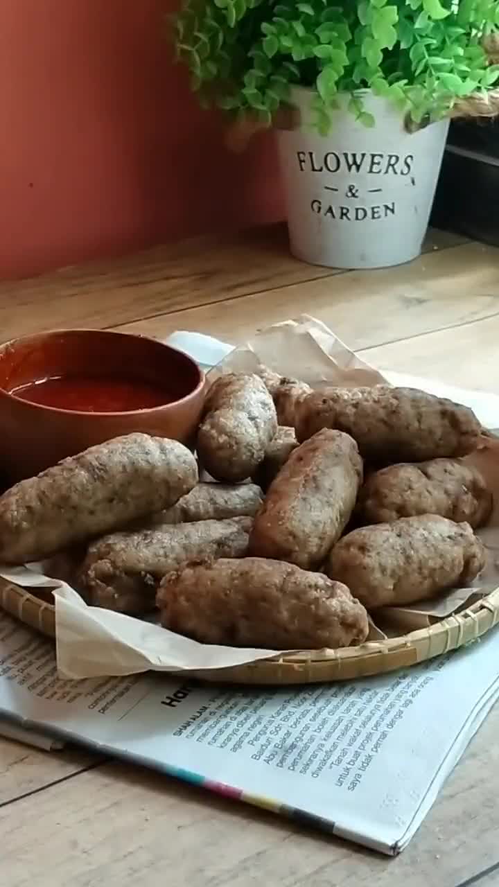 Gambar langkah 6 resipi Keropok lekor homemade.