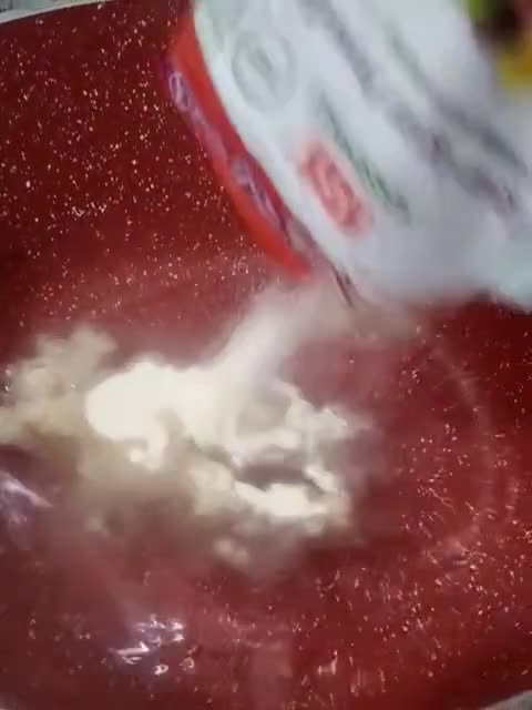 Gambar langkah 1 resipi Agar -Agar Milo.