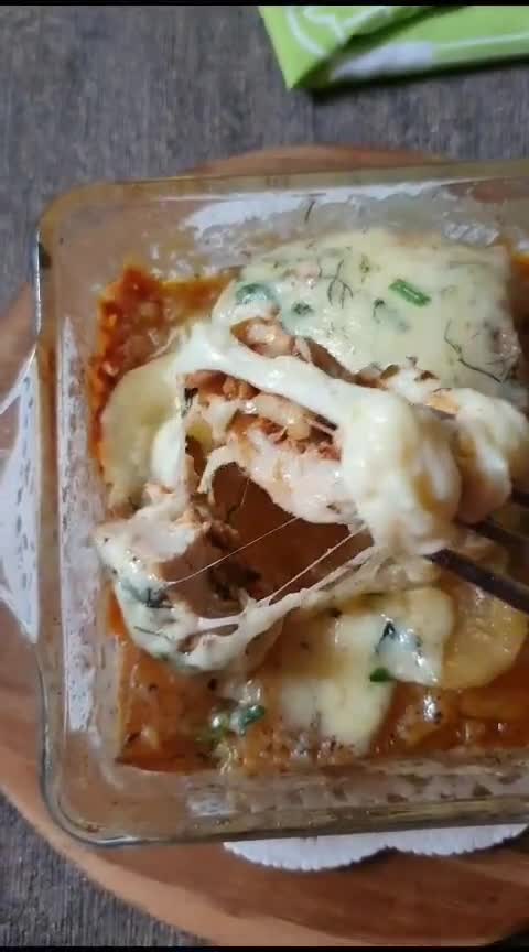 Foto langkah ke 8 dari resep Kashkaval Chicken Sarma.