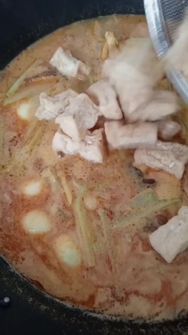 Foto langkah ke 4 dari resep Oblok Oblok Kacang Tolo.