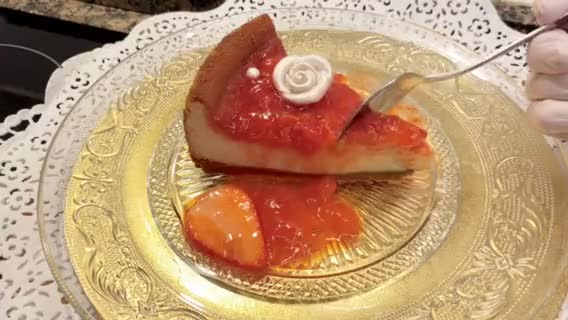 Foto del paso 14 de la receta: Tarta de queso mascarpone y ricotta con almíbar de fresas