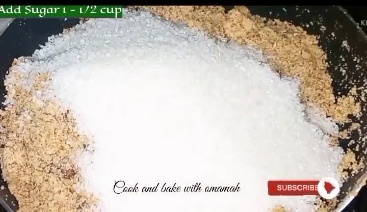 A picture of step 3 of Suji ka karak halva/Suji ka tukri halwa.