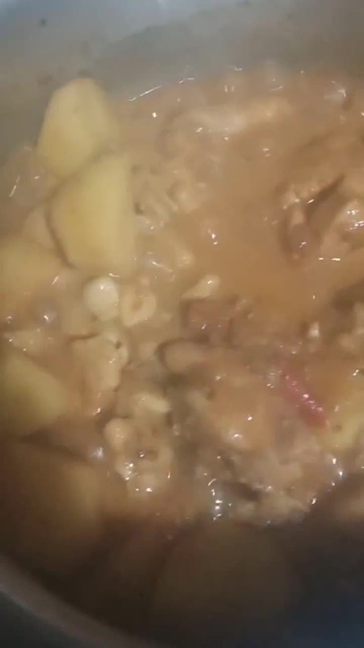 A picture of step 5 of Chicken Biryani.