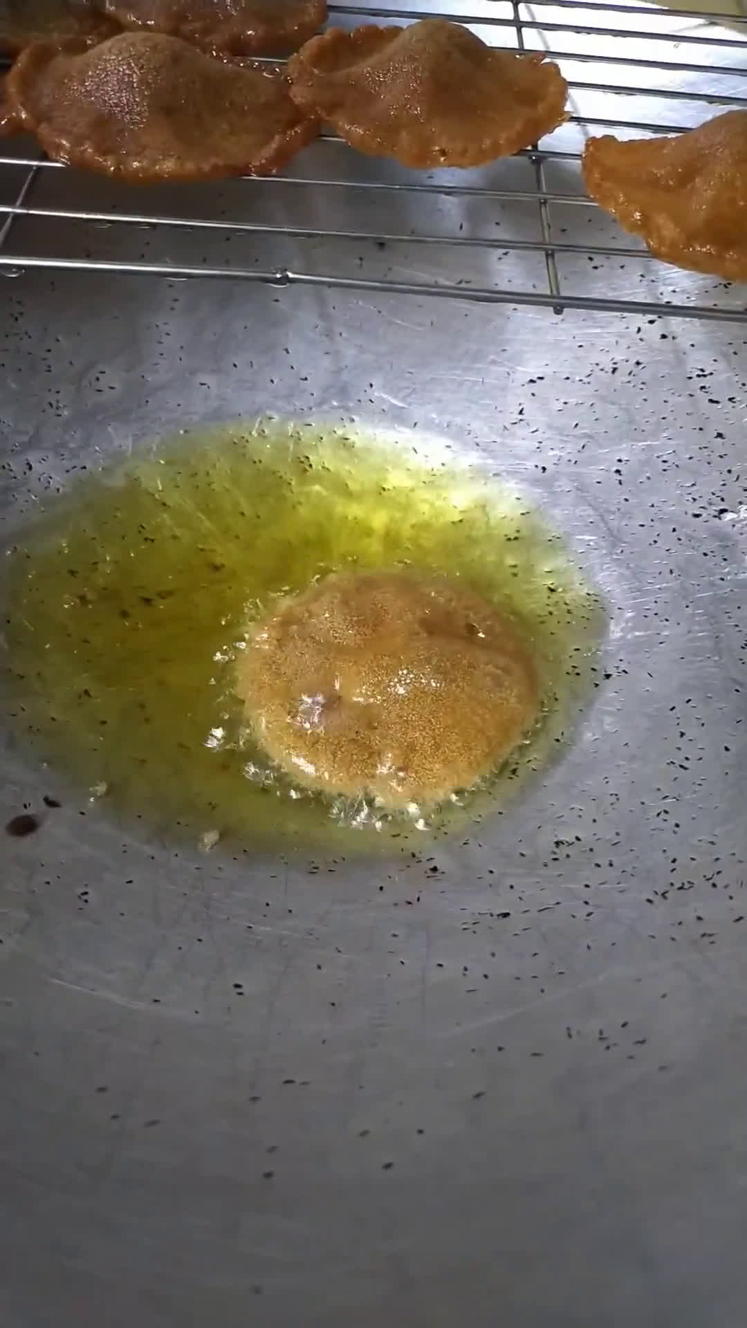 Gambar langkah 4 resipi Cucur jawa.