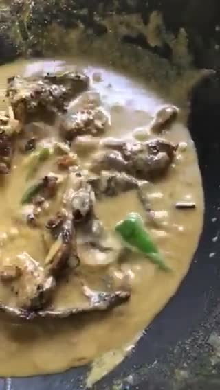 Gambar langkah 5 resipi Kurma Kambing Bakar.