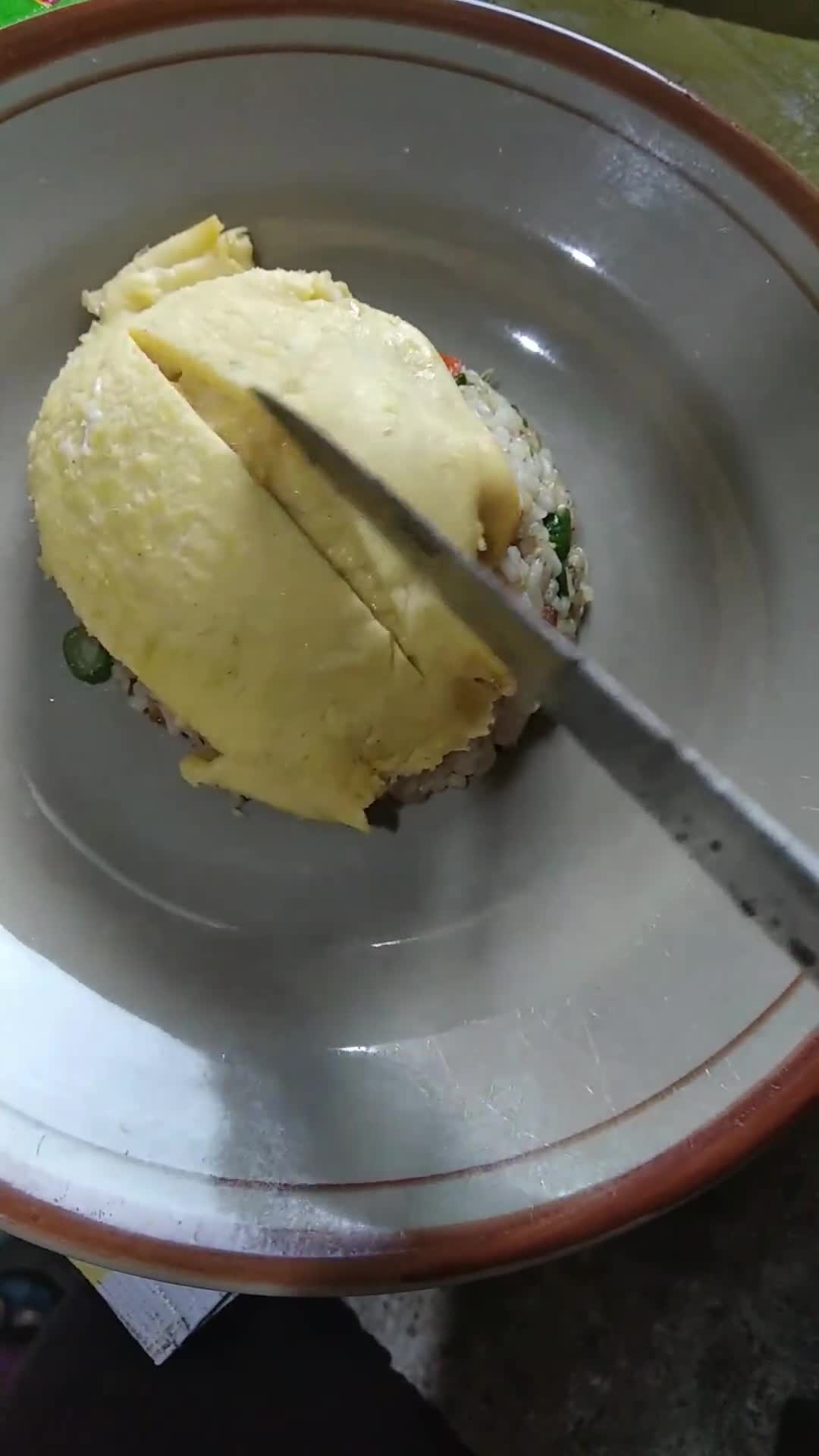 Foto langkah ke 8 dari resep Omurice Japan.