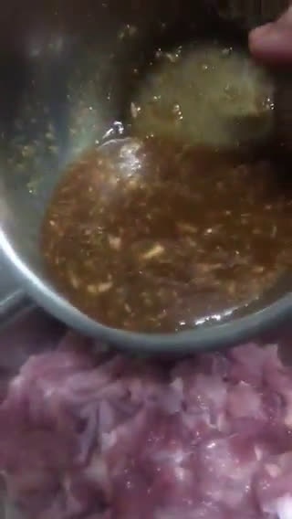 รูปขั้นตอนการทำที่ 7 ของ หมูหมักคั่วน้ำมัน