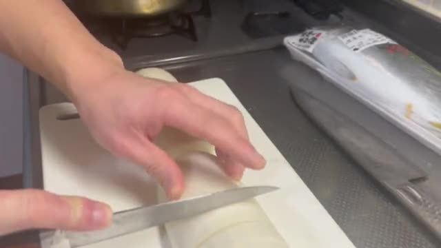 とーちゃん特製冬の味覚のブリ大根作り方1写真
