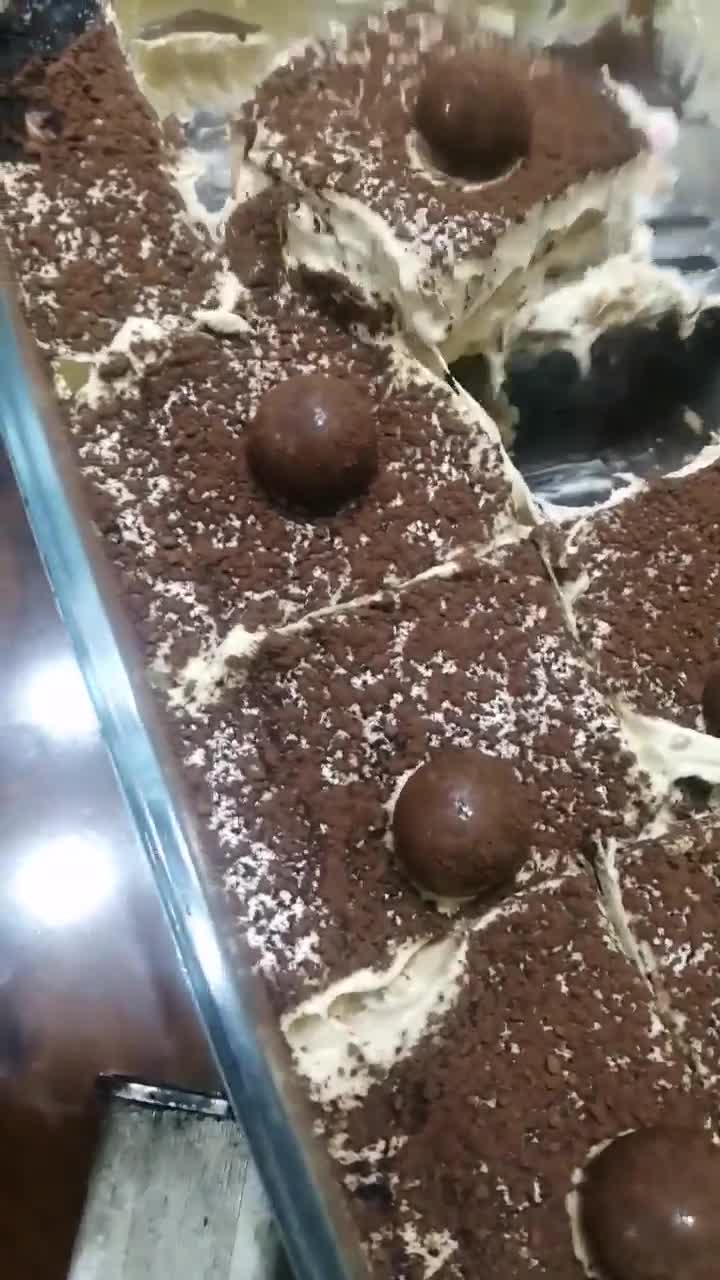 صورة لخطوة 5 من وصفة كيكة النسكافيه الباردة