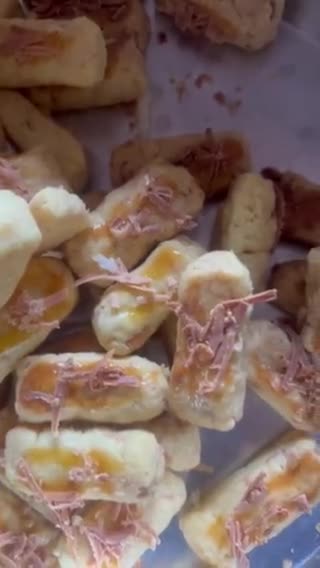 Foto langkah ke 4 dari resep 1.Kastangel Renyah Air Fryer kue lebaran.