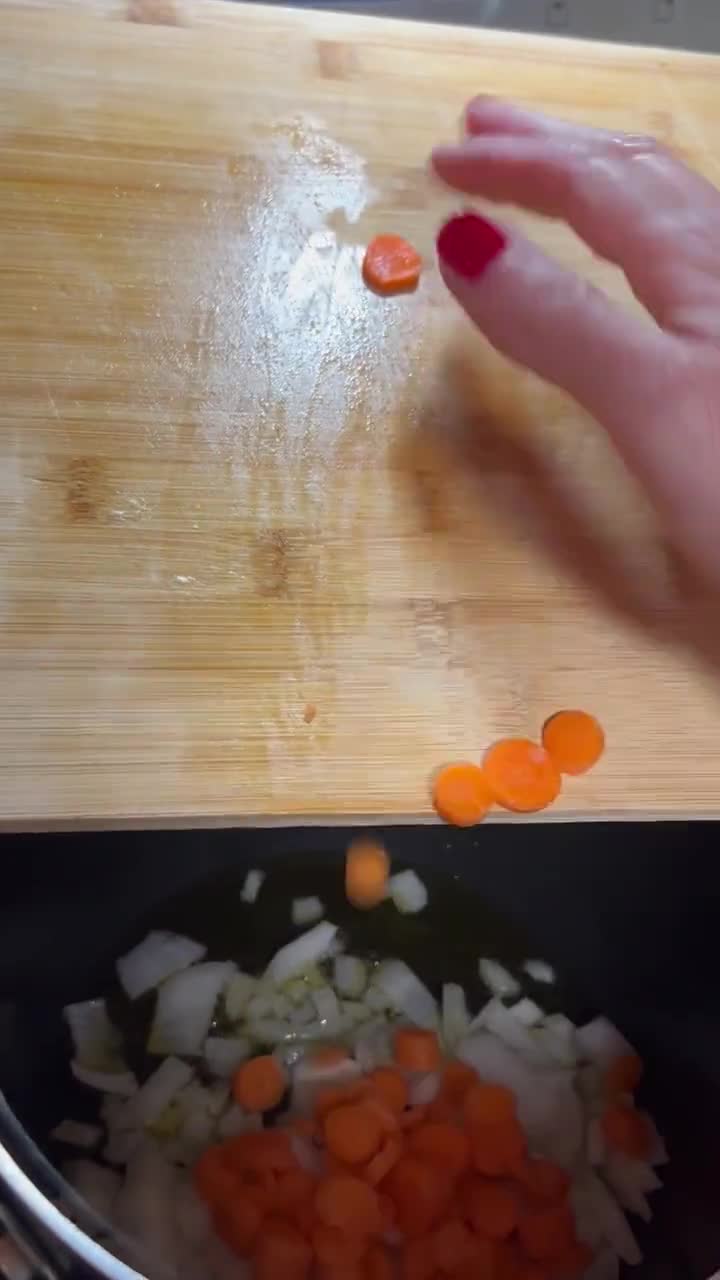 A picture of step 2 of White bean stew!.