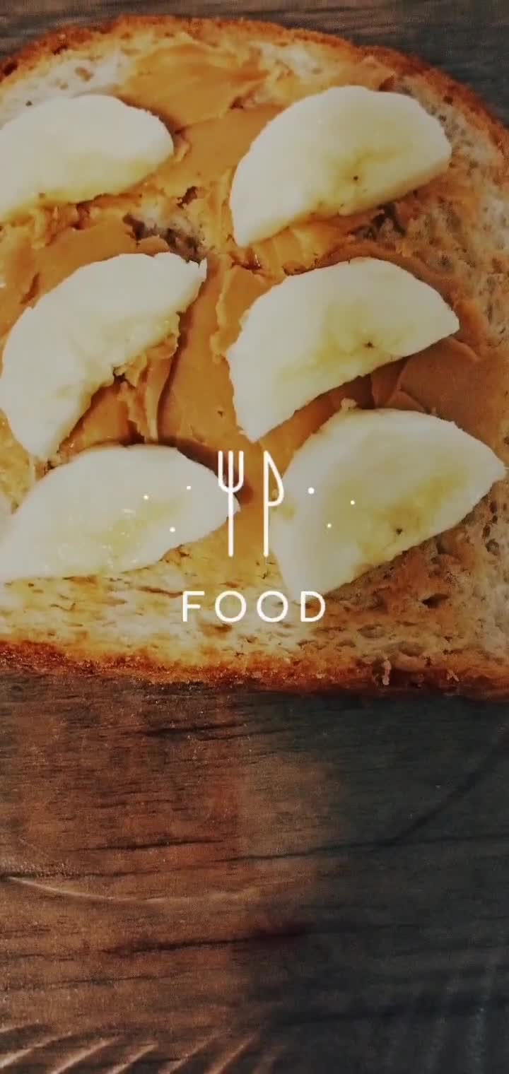 عکس مرحله 1 از دستور اسنک موز و کره بادام زمینی🍞🍌 (صبحانه یا عصرانه)