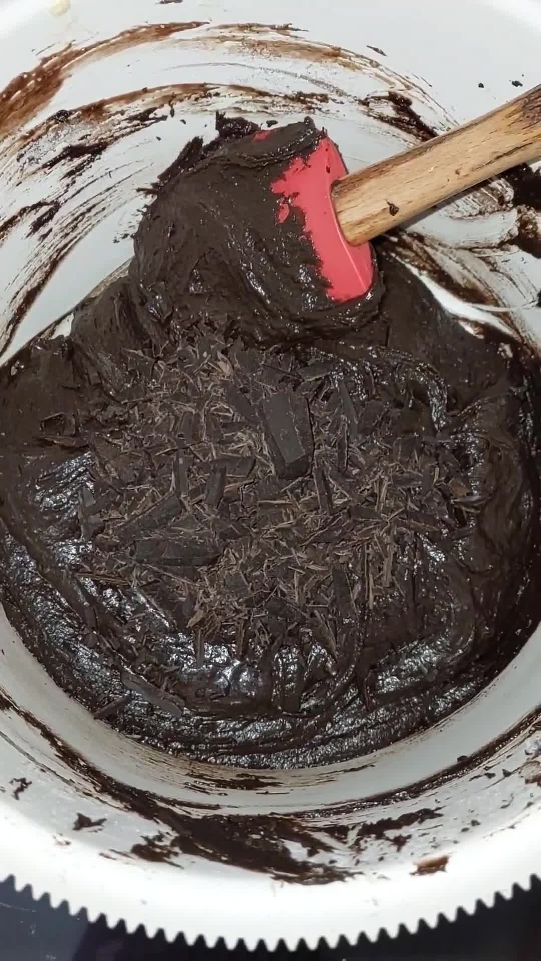 Foto langkah ke 6 dari resep Muffin Cokelat.