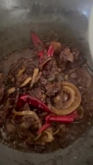 Gambar langkah 4 resipi Daging Masak Kicap.