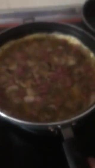 Foto del paso 7 de la receta: Tortilla champiñones con jamón