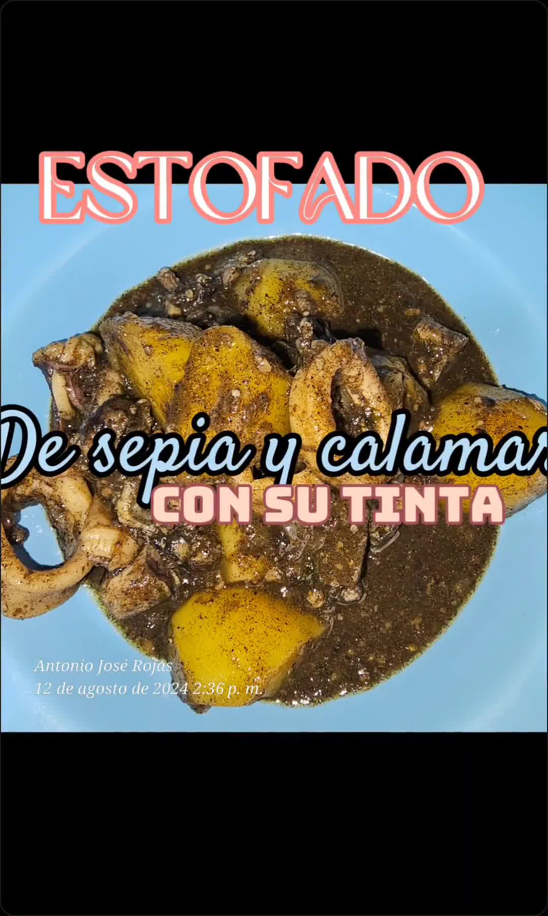 Foto del paso 11 de la receta: Estofado de calamar y sepia con su tinta