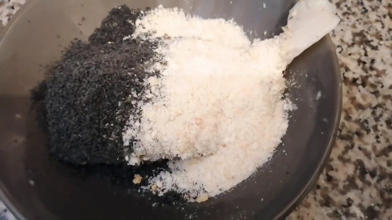 Une image de l'étape 3 de Crousti cabillaud a la djamicoo riz quinoa légumes 🌾🌶️.