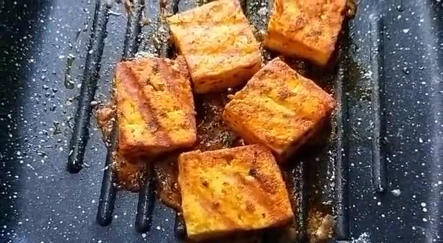 A picture of step 5 of Spinach Paneer (No Onion, No Garlic).