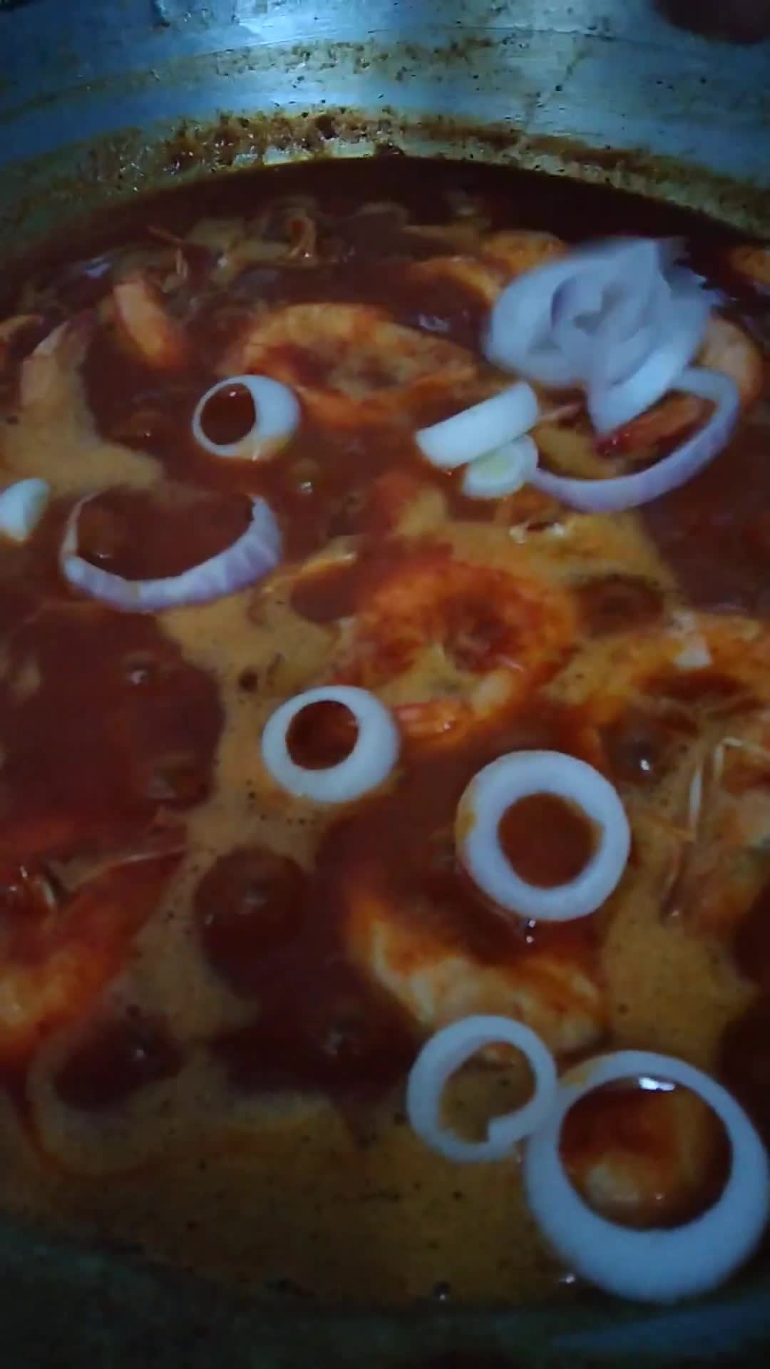Gambar langkah 3 resipi Sambal Udang dan Sotong.