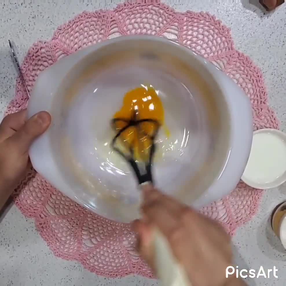 عکس مرحله 1 از دستور پنکیک 🥞🍓