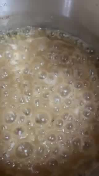 Gambar langkah 5 resipi Puding Kacang Hijau dan Sagu.