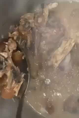 A picture of step 3 of Banga soup.