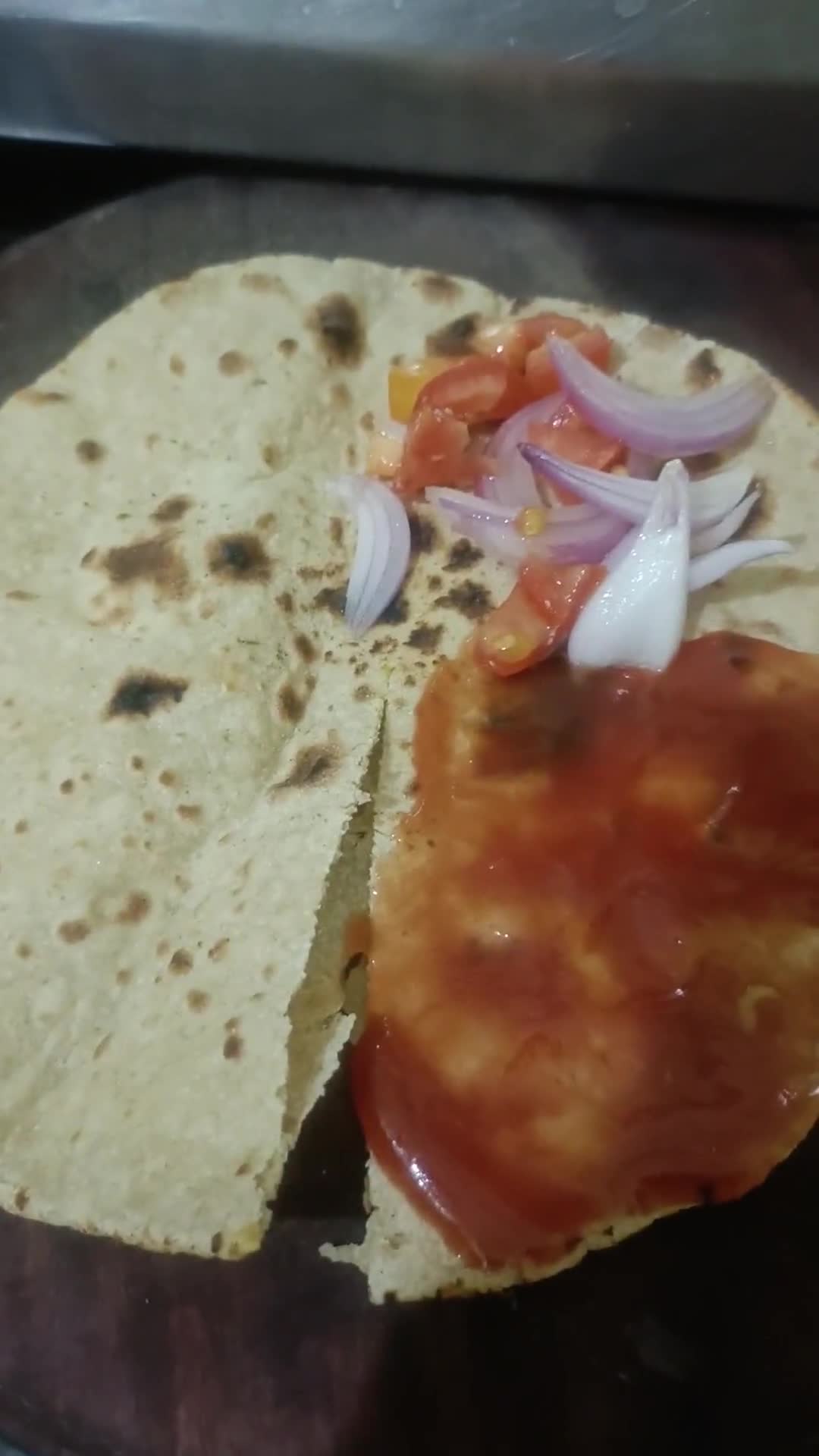हेल्थी रोटी टाकोस रेसिपी चरण 1 फोटो