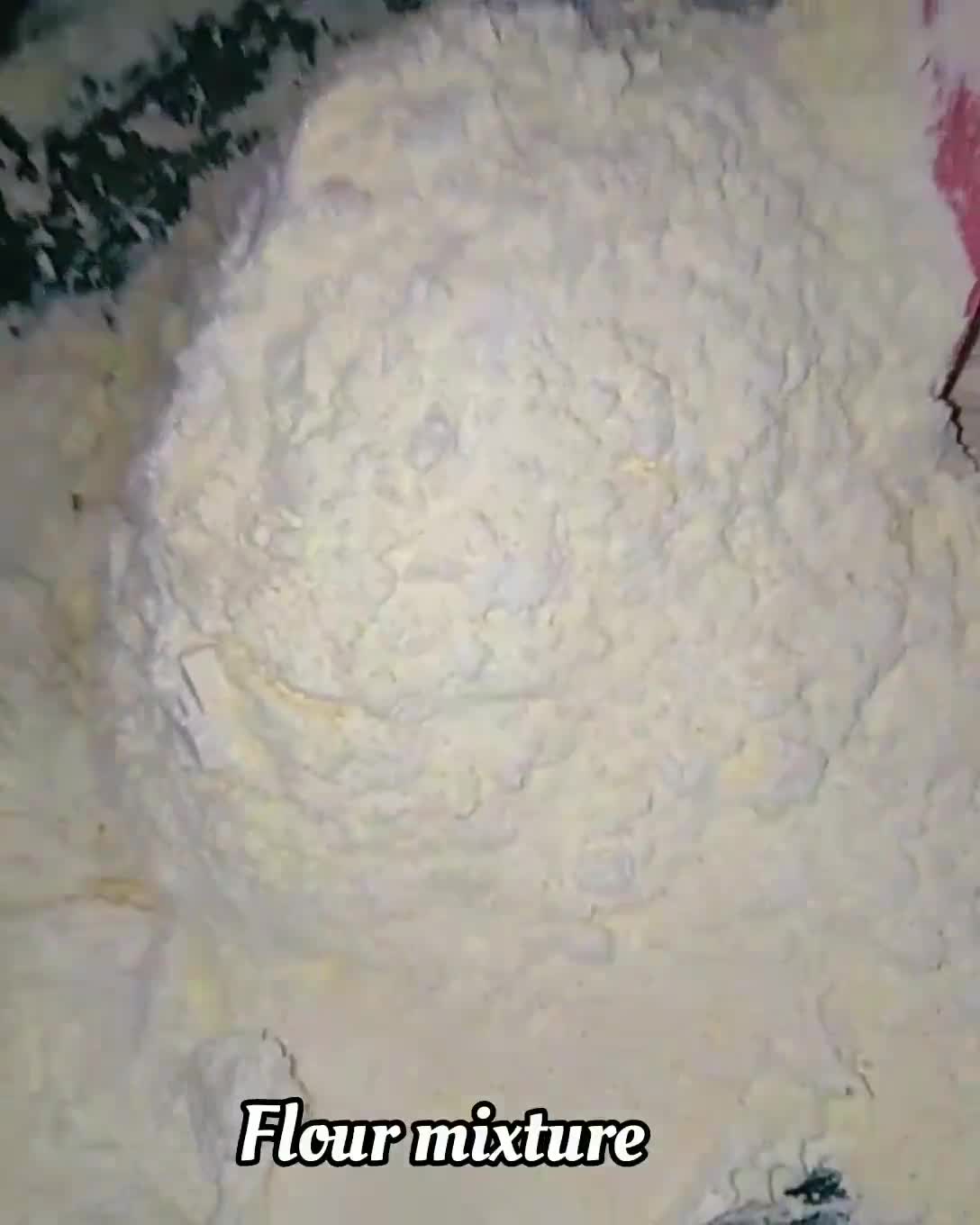A picture of step 6 of Besan Naan Khatai.