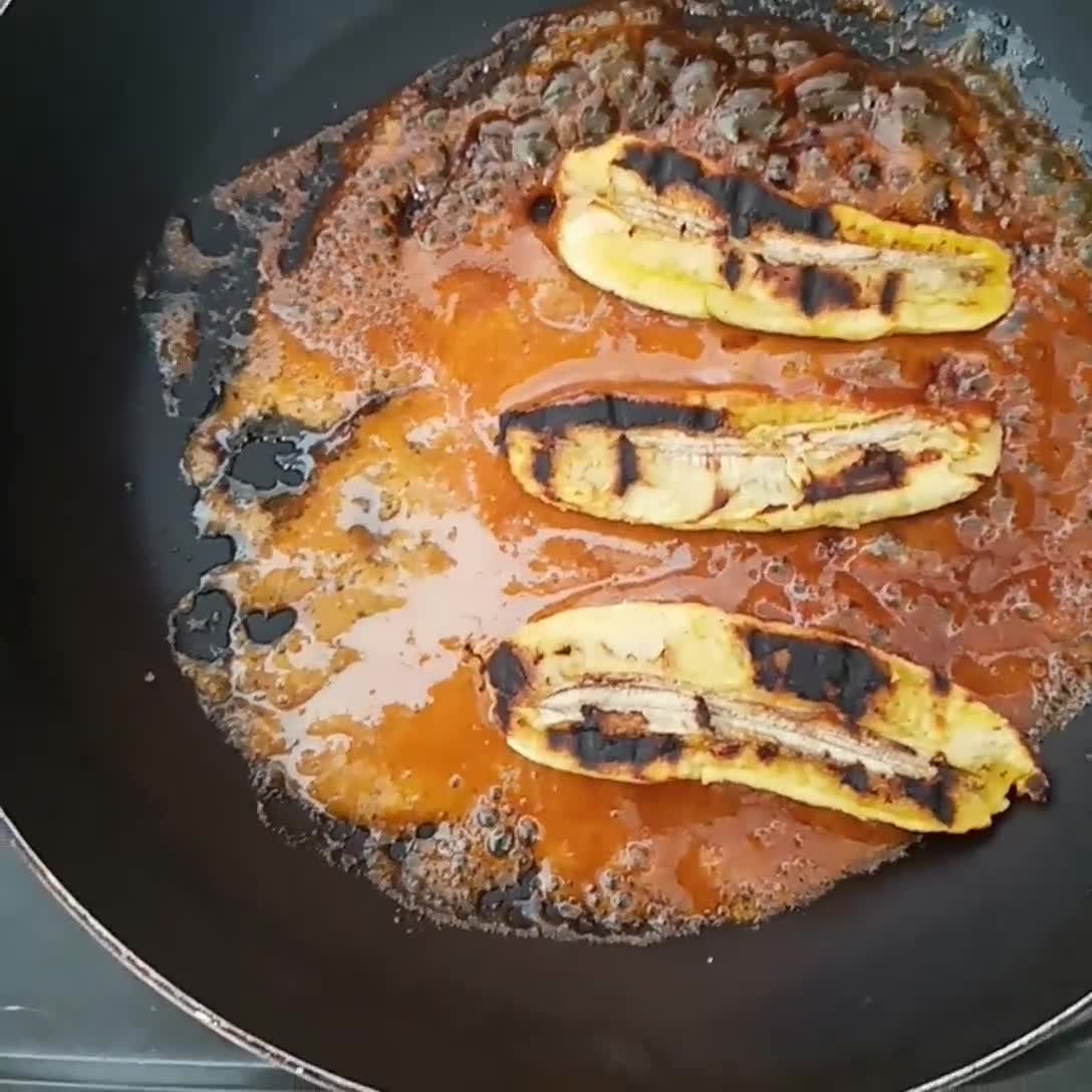 Foto langkah ke 3 dari resep Pisang Caramel Keju.