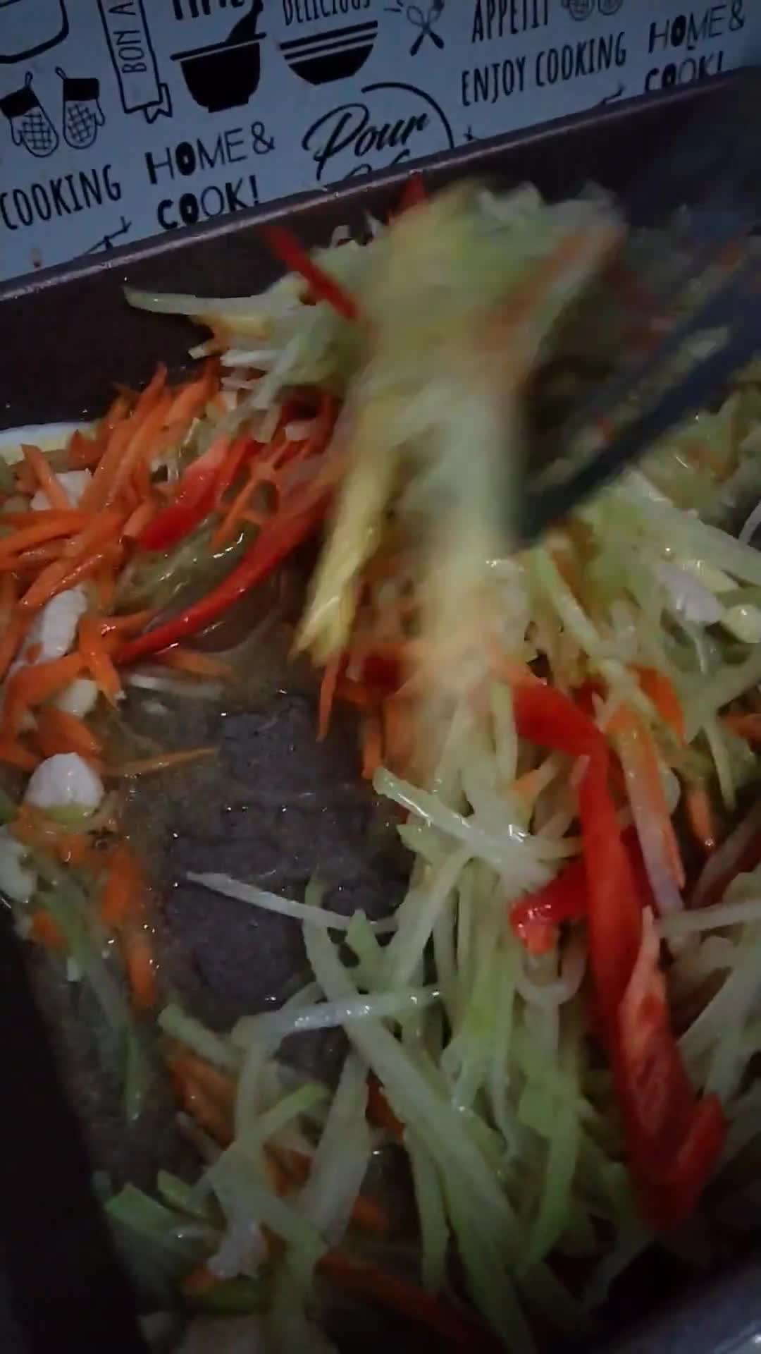 Gambar langkah 2 resipi Sayur campur labu siam.