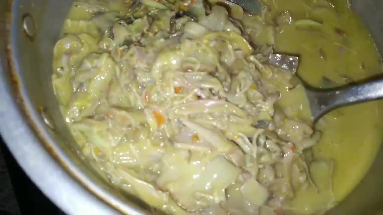 Foto langkah ke 3 dari resep Sayur Santan Jantung Pisang.