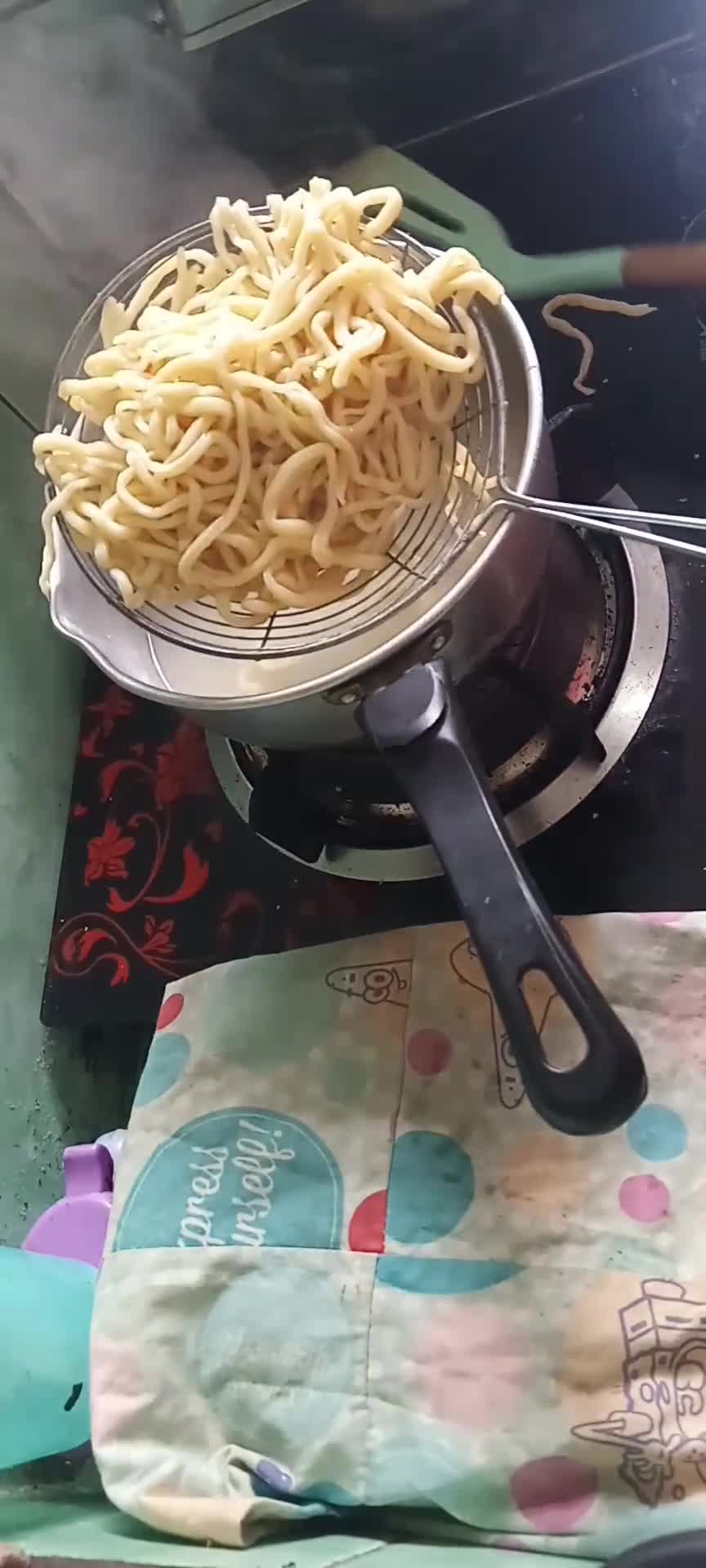 Foto langkah ke 11 dari resep Mie Gacoan Bayam (mie home made).