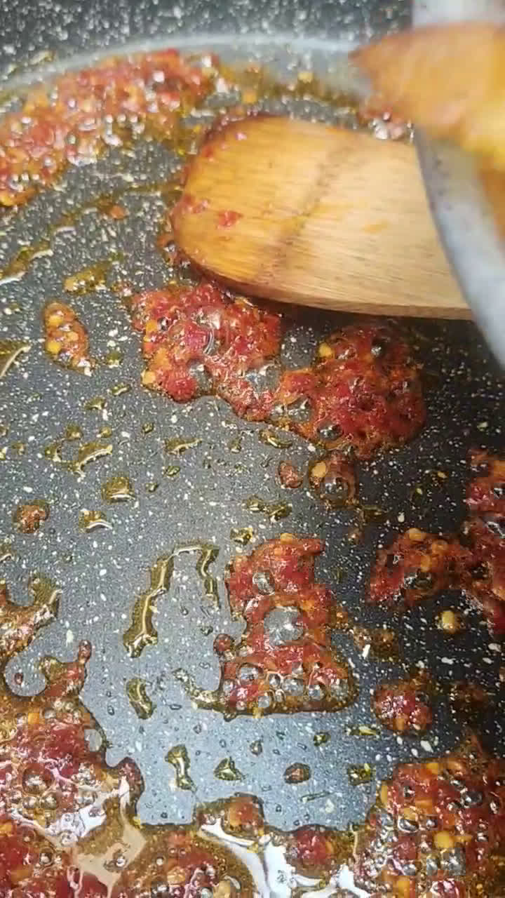Foto langkah ke 3 dari resep Kering Kentang dan Tempe.