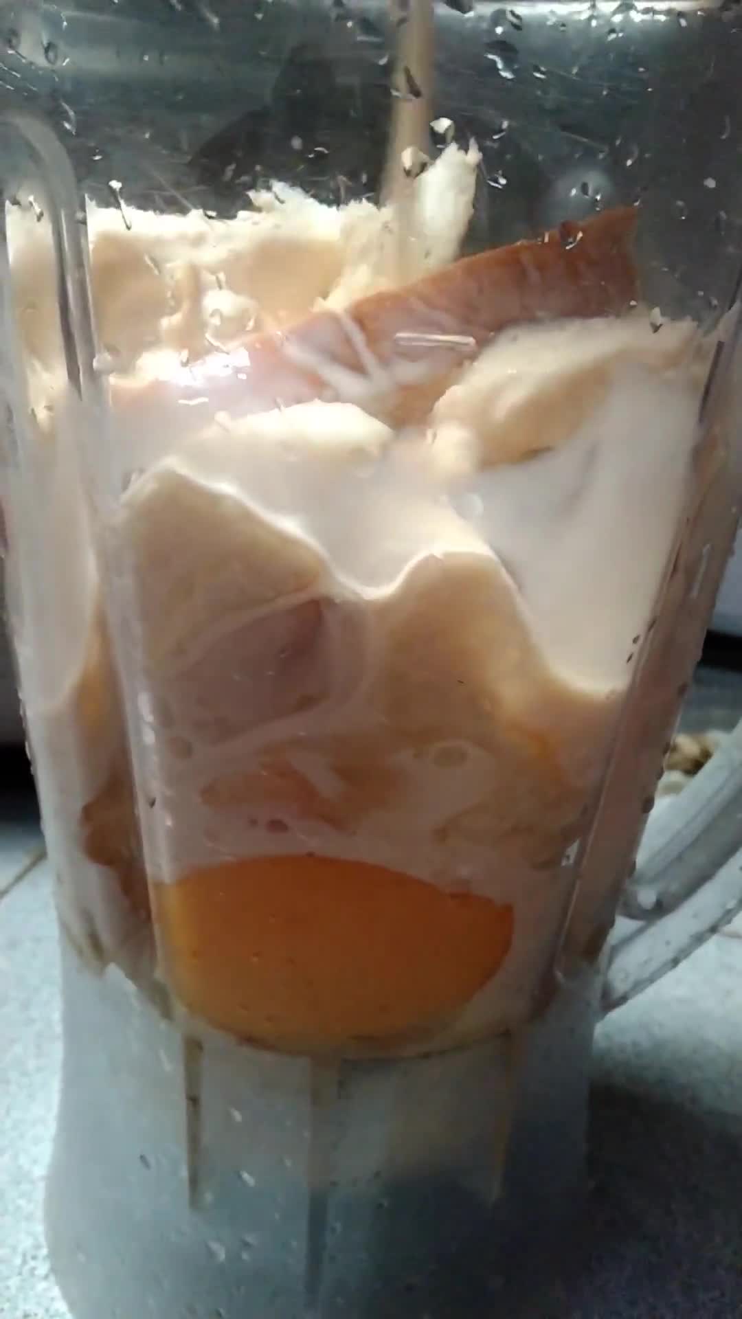 Gambar langkah 2 resipi Puding roti tembikai.