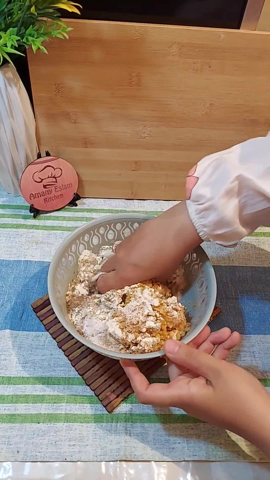صورة لخطوة 1 من وصفة برجر بالخضار بكل أفكاره 🍔