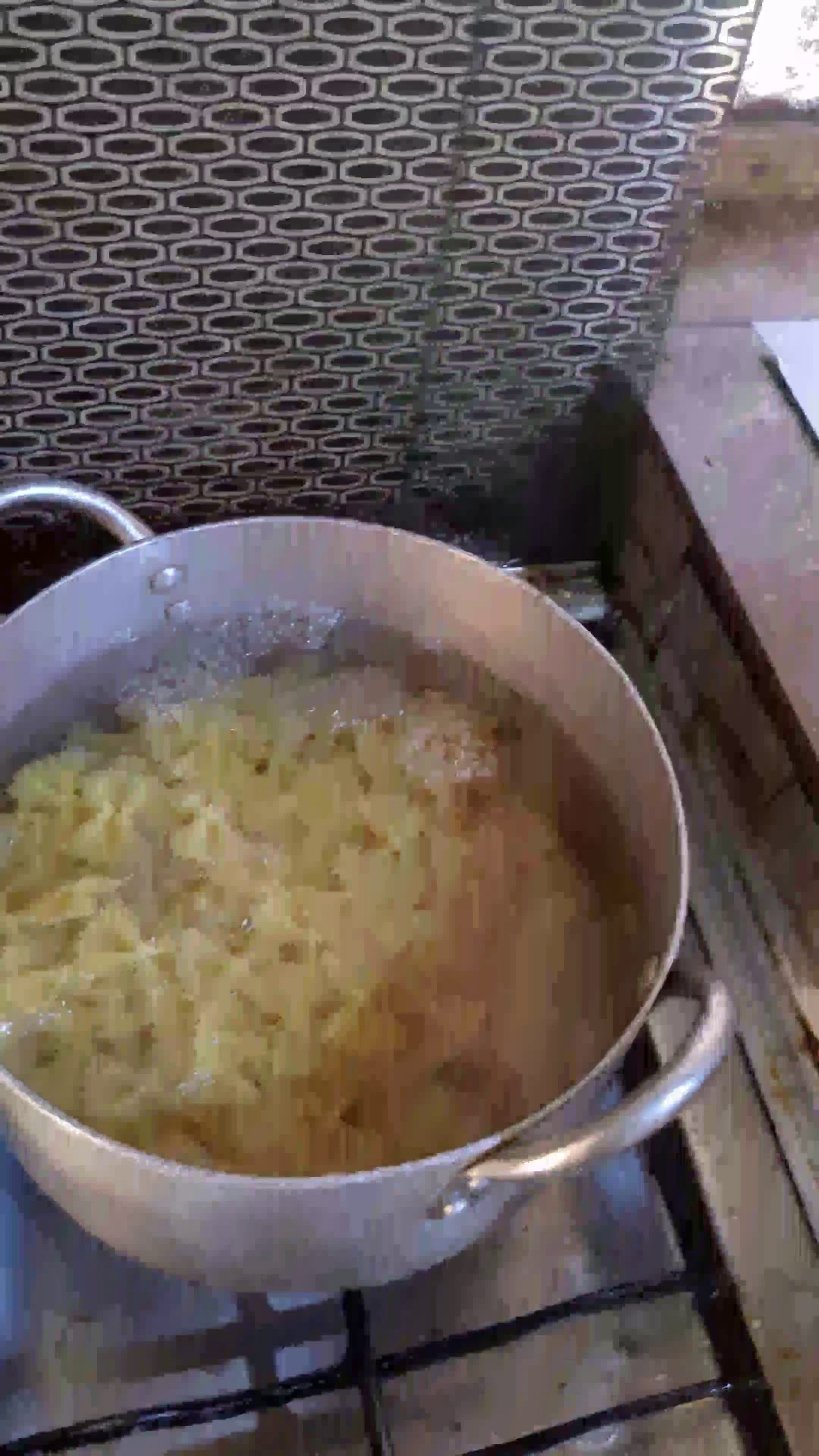 A picture of step 4 of Cajun Chicken and Farfalle Alfredo Pasta.